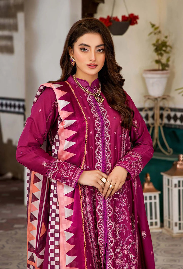 Adans Libas | Humaira Zia Pret Lawn | 5850 - Hoorain Designer Wear - Pakistani Ladies Branded Stitched Clothes in United Kingdom, United states, CA and Australia