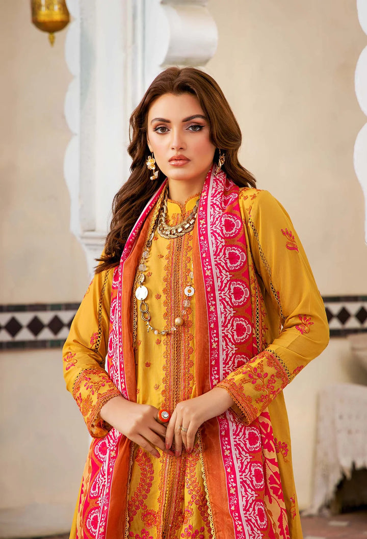 Adans Libas | Humaira Zia Pret Lawn | 5853 - Hoorain Designer Wear - Pakistani Ladies Branded Stitched Clothes in United Kingdom, United states, CA and Australia