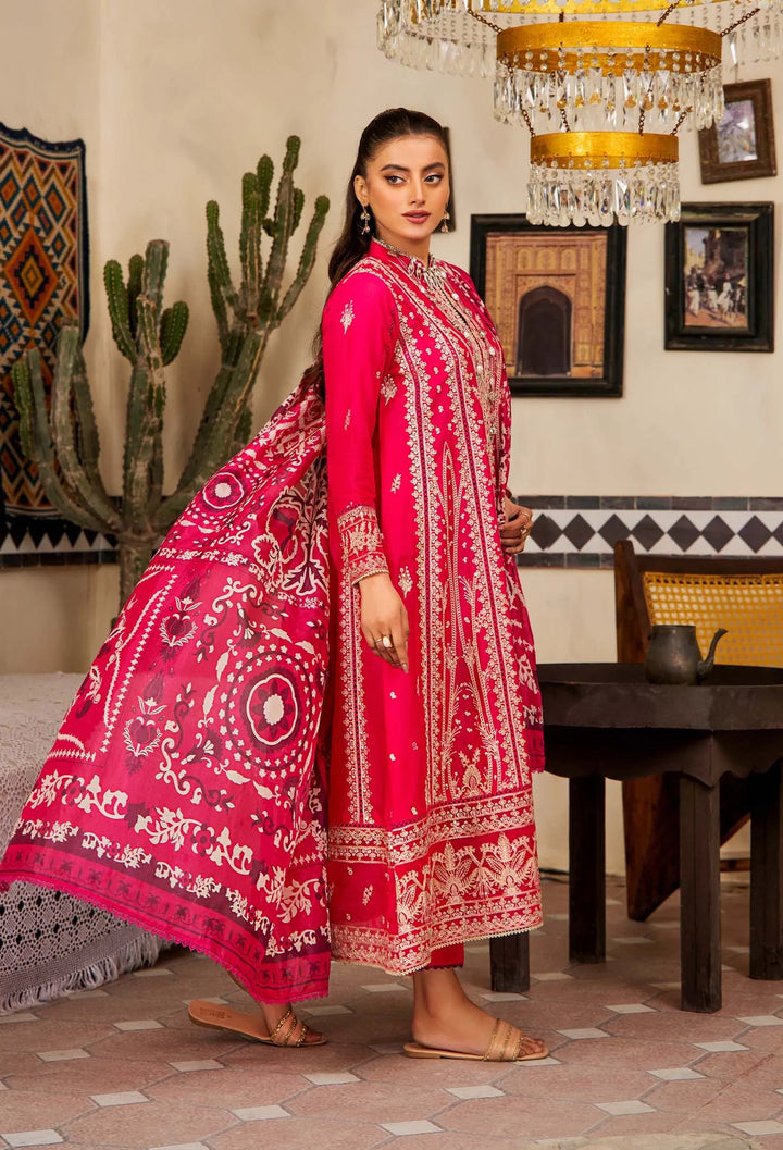 Adans Libas | Humaira Zia Pret Lawn | 5855 - Hoorain Designer Wear - Pakistani Ladies Branded Stitched Clothes in United Kingdom, United states, CA and Australia