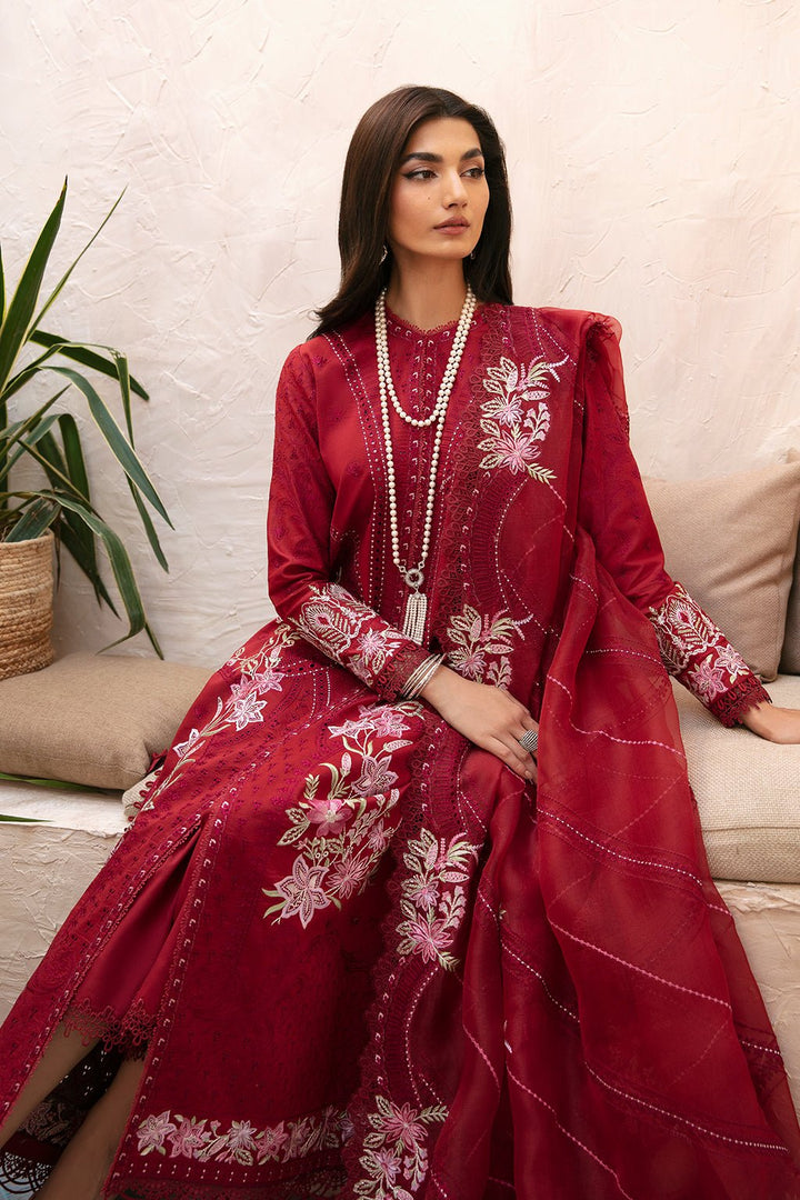 Afrozeh | Cascade Luxury Lawn 24 | Emery - Pakistani Clothes - Hoorain Designer Wear