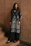 Afrozeh | Chikankari Lawn 24 | Caviar - Pakistani Clothes - Hoorain Designer Wear