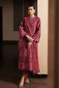 Afrozeh | Chikankari Lawn 24 | Cordovan - Pakistani Clothes - Hoorain Designer Wear