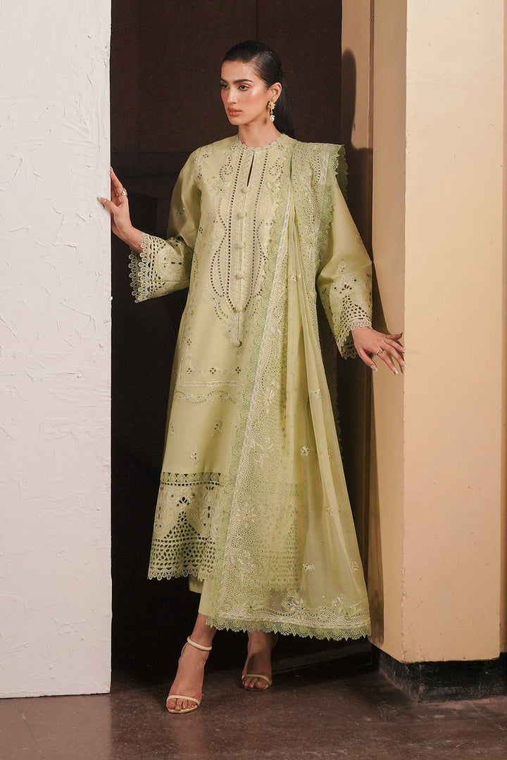 Afrozeh | Chikankari Lawn 24 | Kelly - Pakistani Clothes - Hoorain Designer Wear