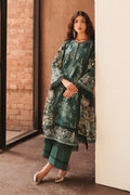 Afrozeh | Chikankari Lawn 24 | Viridian - Pakistani Clothes - Hoorain Designer Wear