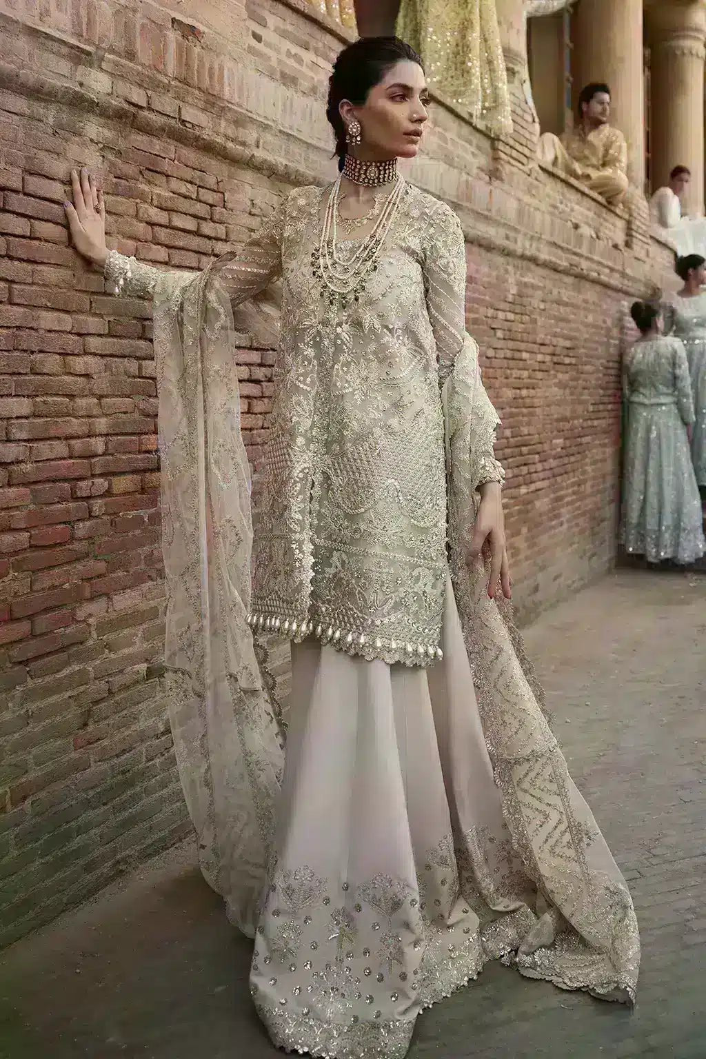 Afrozeh | Dastangoi Wedding Formals | Meharbano - Pakistani Clothes - Hoorain Designer Wear