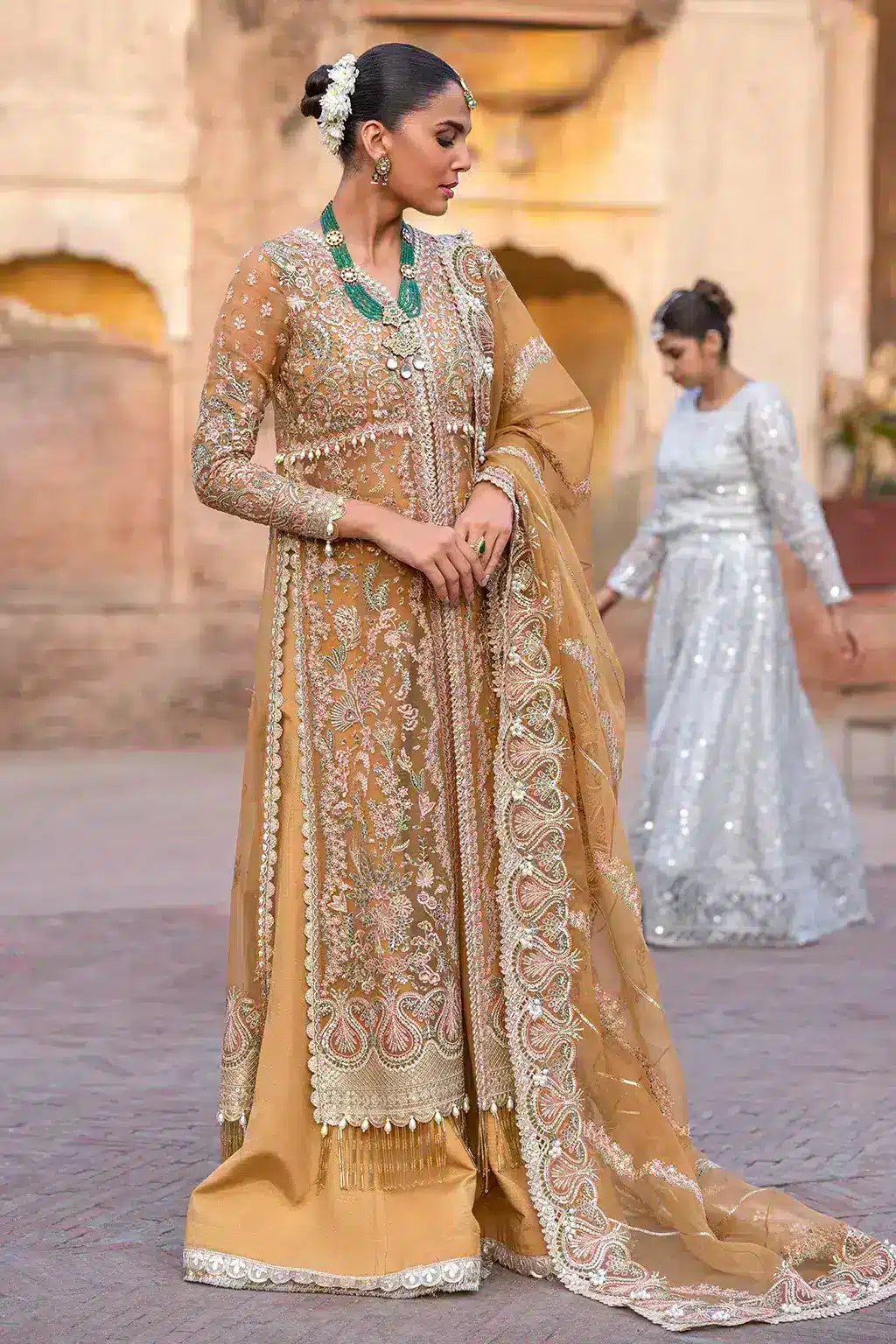 Afrozeh | Dastangoi Wedding Formals | Shafaq - Pakistani Clothes - Hoorain Designer Wear