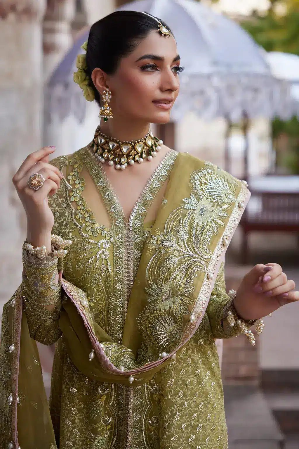 Afrozeh | Dastangoi Wedding Formals | Shehnaz - Pakistani Clothes - Hoorain Designer Wear