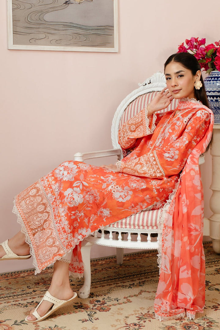 Afrozeh | Malina Lawn Collection| Azlin - Pakistani Clothes - Hoorain Designer Wear