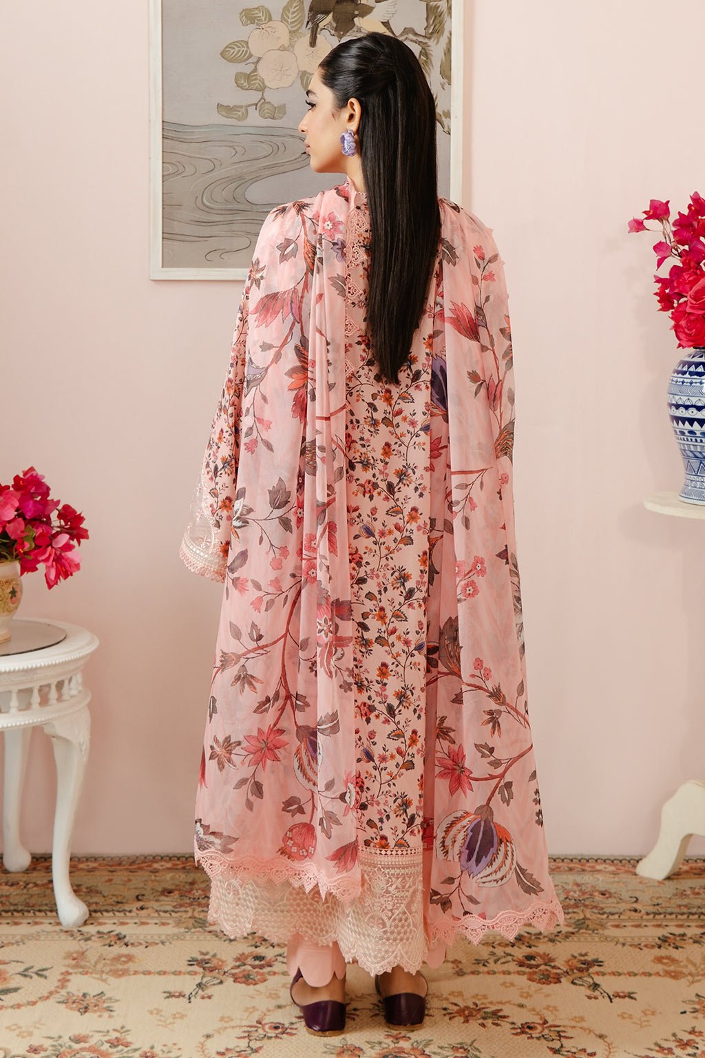 Afrozeh | Malina Lawn Collection| Calen - Pakistani Clothes - Hoorain Designer Wear