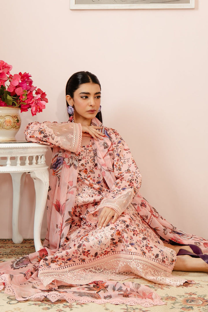 Afrozeh | Malina Lawn Collection| Calen - Pakistani Clothes - Hoorain Designer Wear