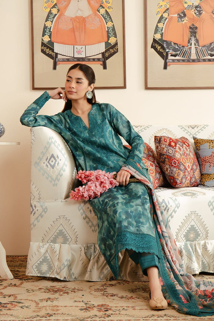 Afrozeh | Malina Lawn Collection| Ceila - Pakistani Clothes - Hoorain Designer Wear