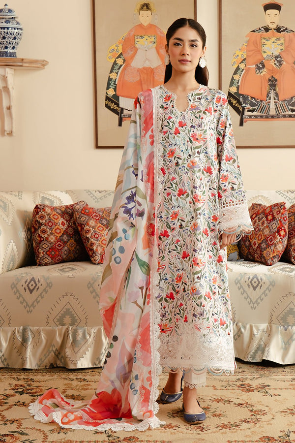 Afrozeh | Malina Lawn Collection| Elira - Pakistani Clothes - Hoorain Designer Wear