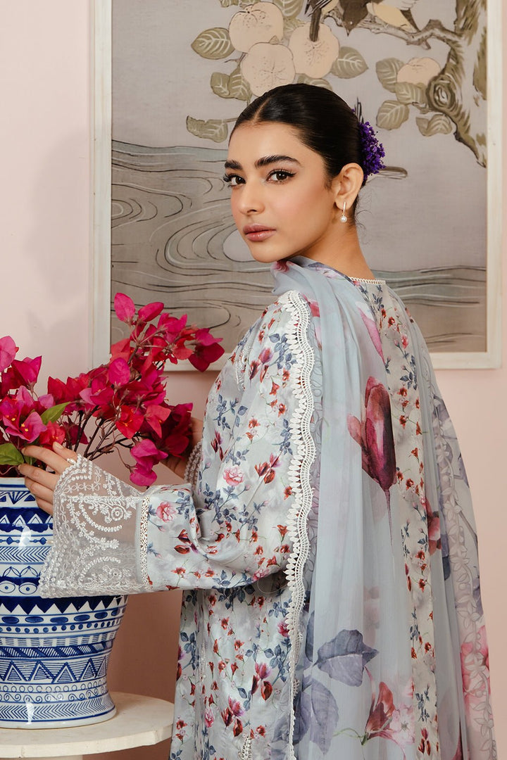 Afrozeh | Malina Lawn Collection| Evora - Pakistani Clothes - Hoorain Designer Wear