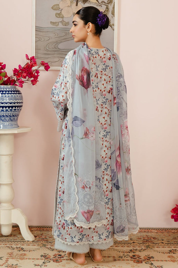 Afrozeh | Malina Lawn Collection| Evora - Pakistani Clothes - Hoorain Designer Wear