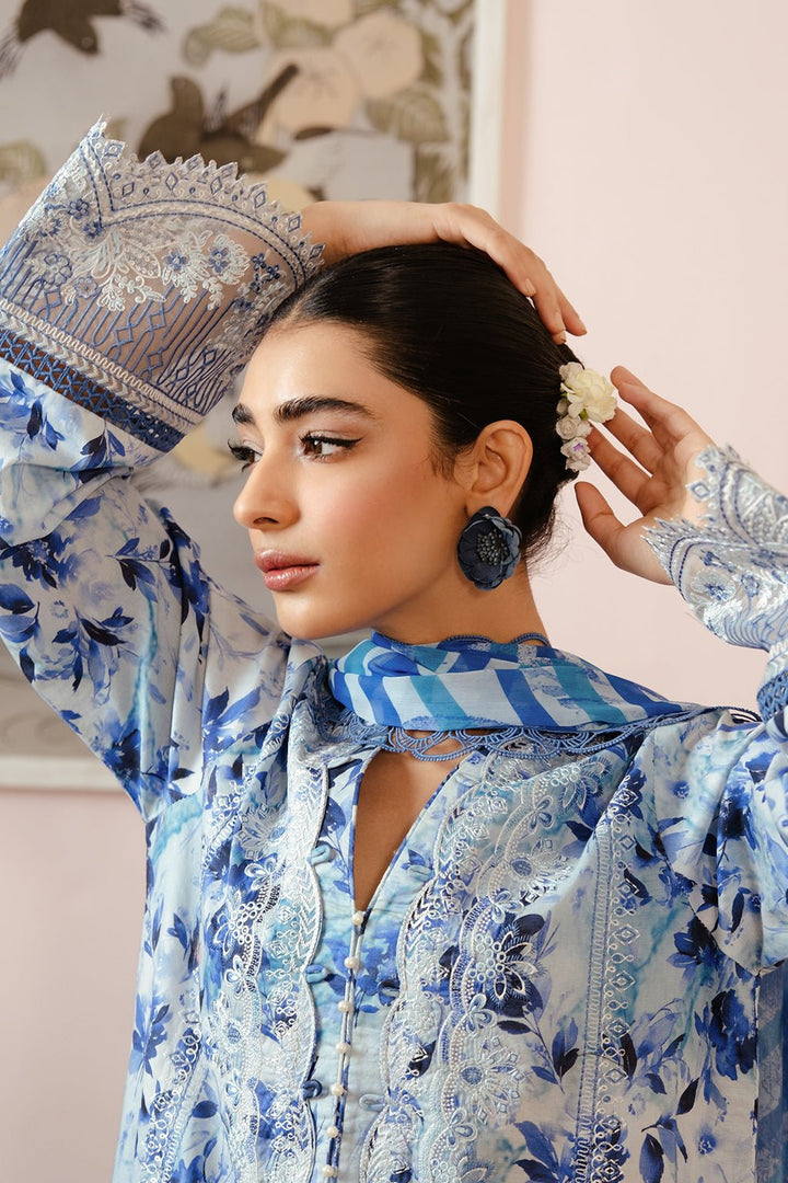 Afrozeh | Malina Lawn Collection| Merial - Pakistani Clothes - Hoorain Designer Wear