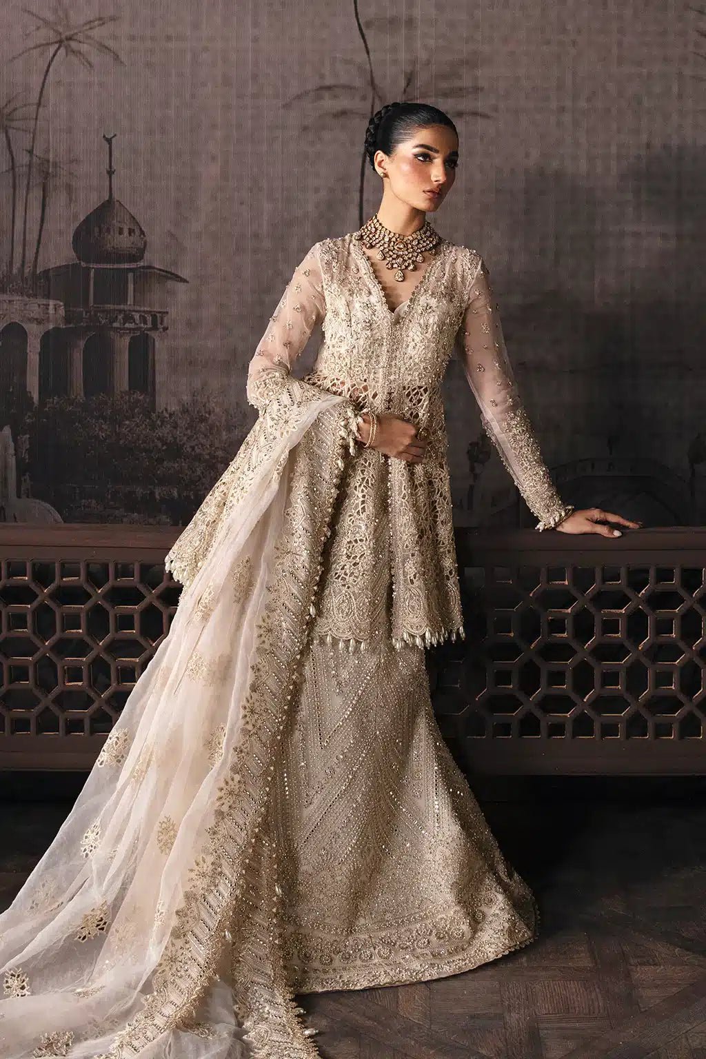 Afrozeh | The Brides Edit 23 | Helena - Pakistani Clothes - Hoorain Designer Wear