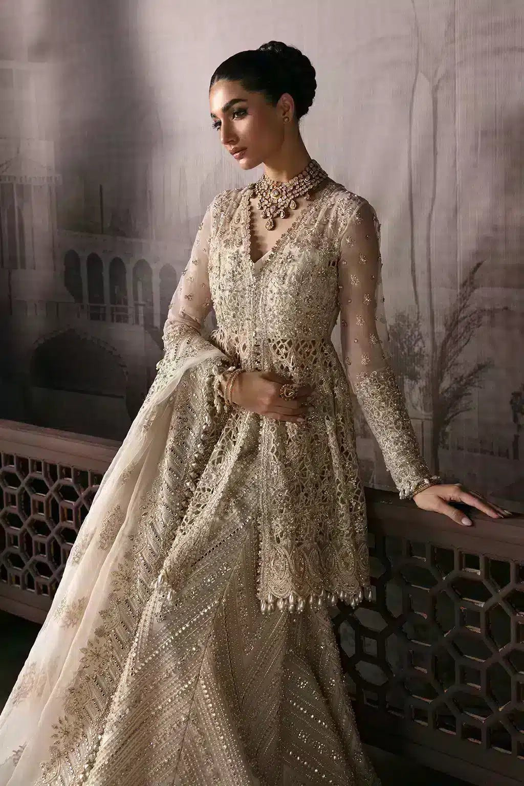 Afrozeh | The Brides Edit 23 | Helena - Pakistani Clothes - Hoorain Designer Wear