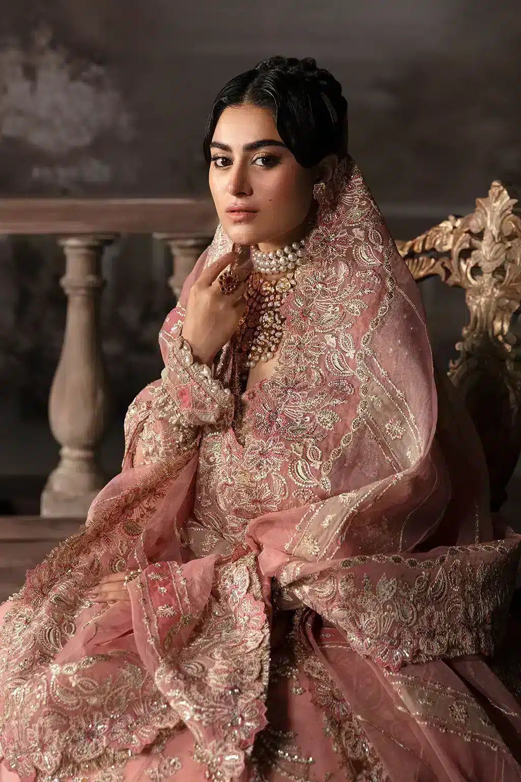 Afrozeh | The Brides Edit 23 | Victoria - Pakistani Clothes - Hoorain Designer Wear