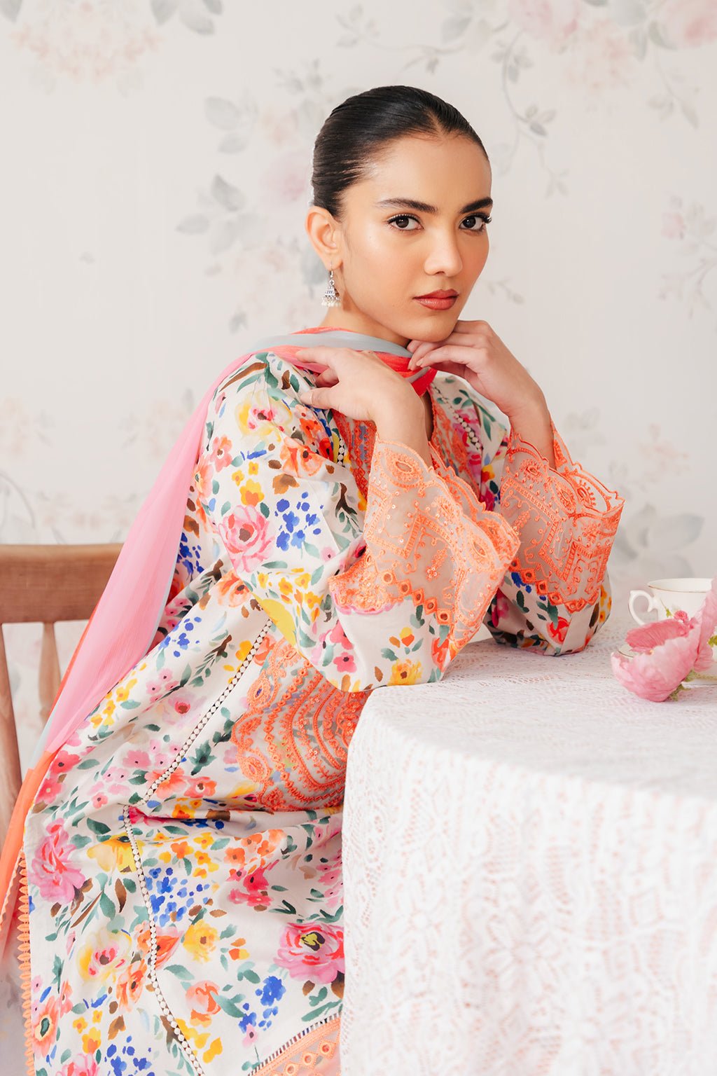 Afrozeh | The Floral Charm | Sundance - Pakistani Clothes - Hoorain Designer Wear