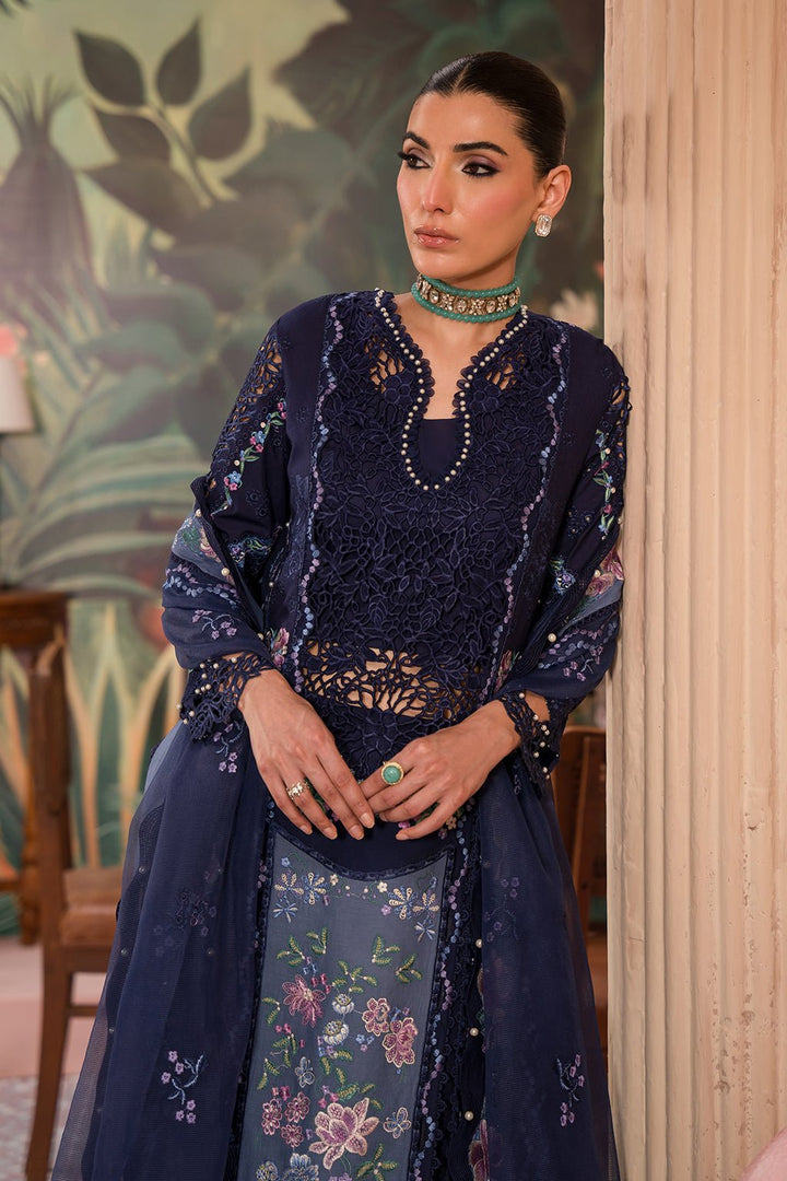 Afrozeh | The Pinted Grden Lawn 24 | Bluebell - Pakistani Clothes - Hoorain Designer Wear