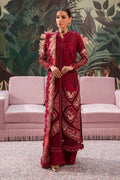 Afrozeh | The Pinted Grden Lawn 24 | Dahlia Dusk - Pakistani Clothes - Hoorain Designer Wear