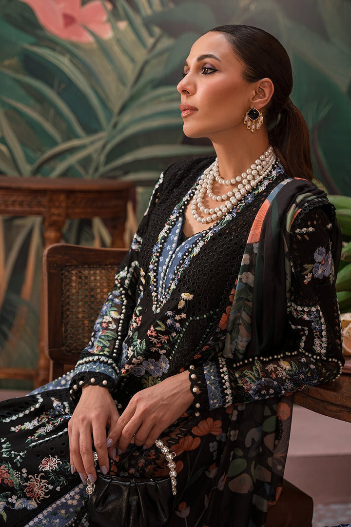 Afrozeh | The Pinted Grden Lawn 24 | Midnight Muse - Pakistani Clothes - Hoorain Designer Wear