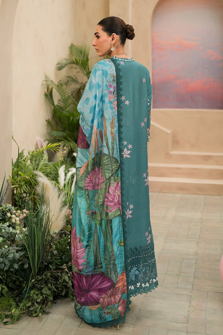 Afrozeh | The Pinted Grden Lawn 24 | Stellar Sage - Pakistani Clothes - Hoorain Designer Wear