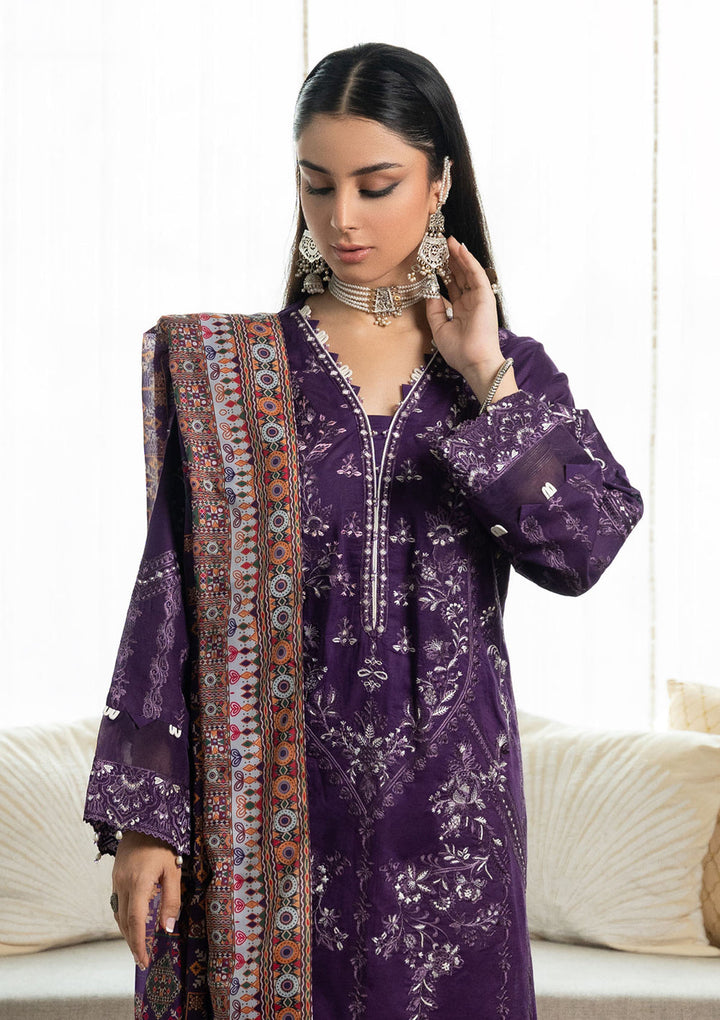 Aik Atelier | Samah Lawn 24 | LOOK 03 - Hoorain Designer Wear - Pakistani Designer Clothes for women, in United Kingdom, United states, CA and Australia