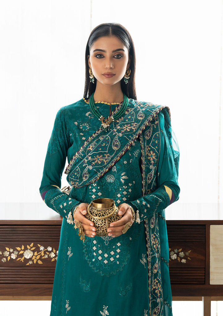 Aik Atelier | Samah Lawn 24 | LOOK 04 - Hoorain Designer Wear - Pakistani Designer Clothes for women, in United Kingdom, United states, CA and Australia