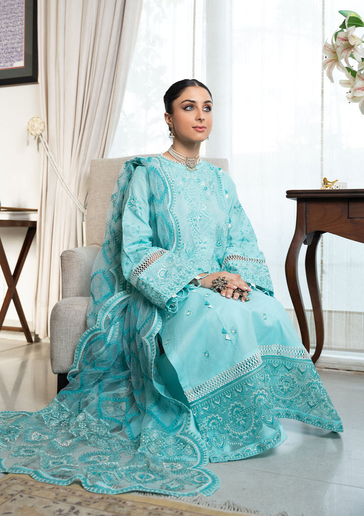 Aik Atelier | Samah Lawn 24 | LOOK 05 - Hoorain Designer Wear - Pakistani Designer Clothes for women, in United Kingdom, United states, CA and Australia