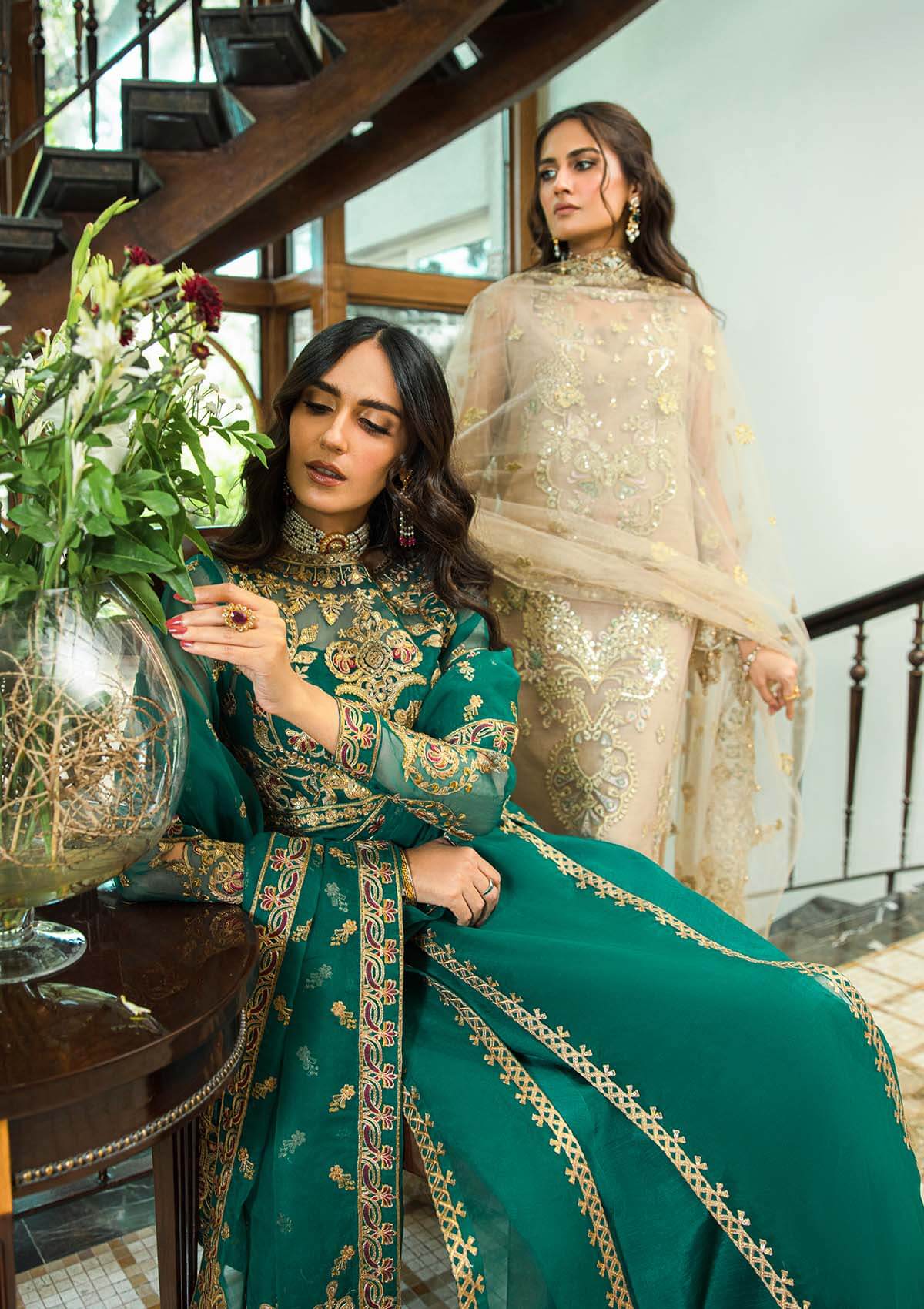 Aik Atelier | Formals Collection | GLOSSIER - LOOK 01 - Pakistani Clothes - Hoorain Designer Wear