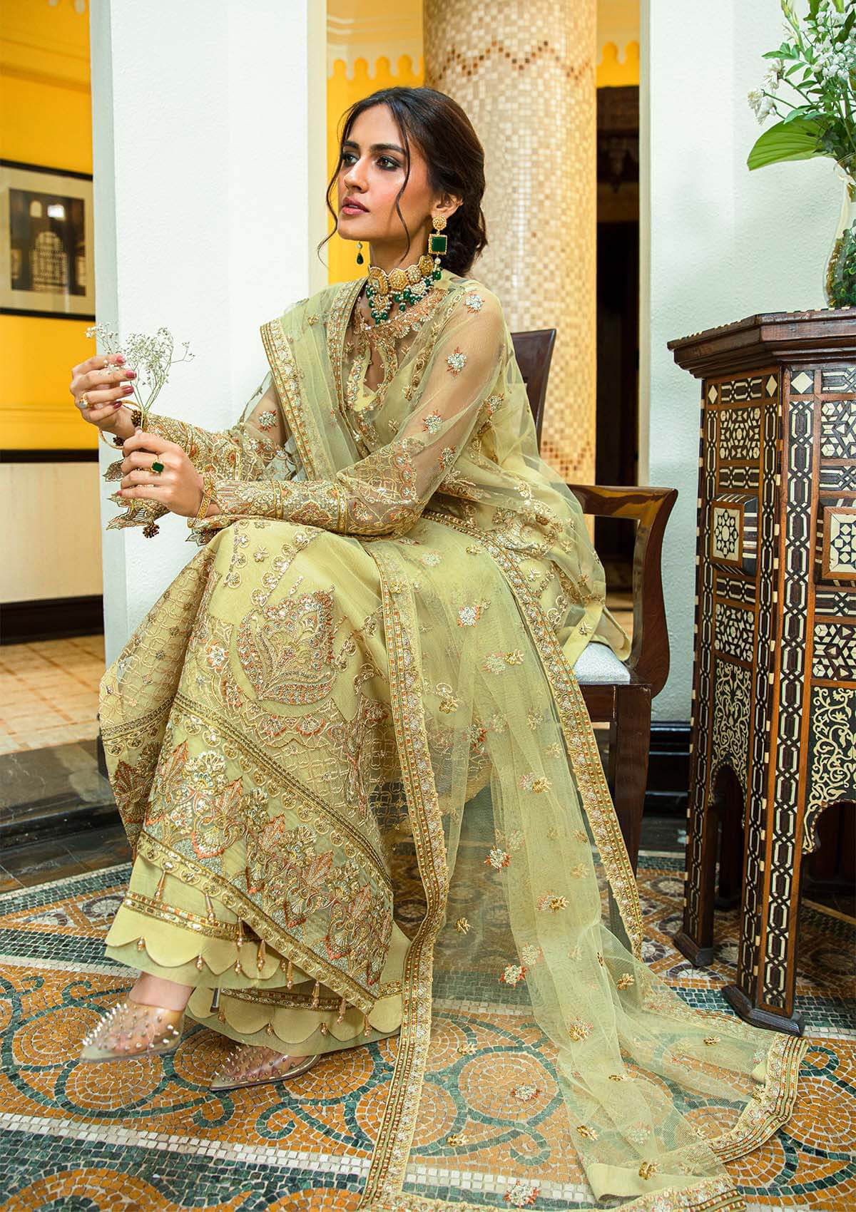 Aik Atelier | Formals Collection | GLOSSIER - LOOK 05 - Pakistani Clothes - Hoorain Designer Wear