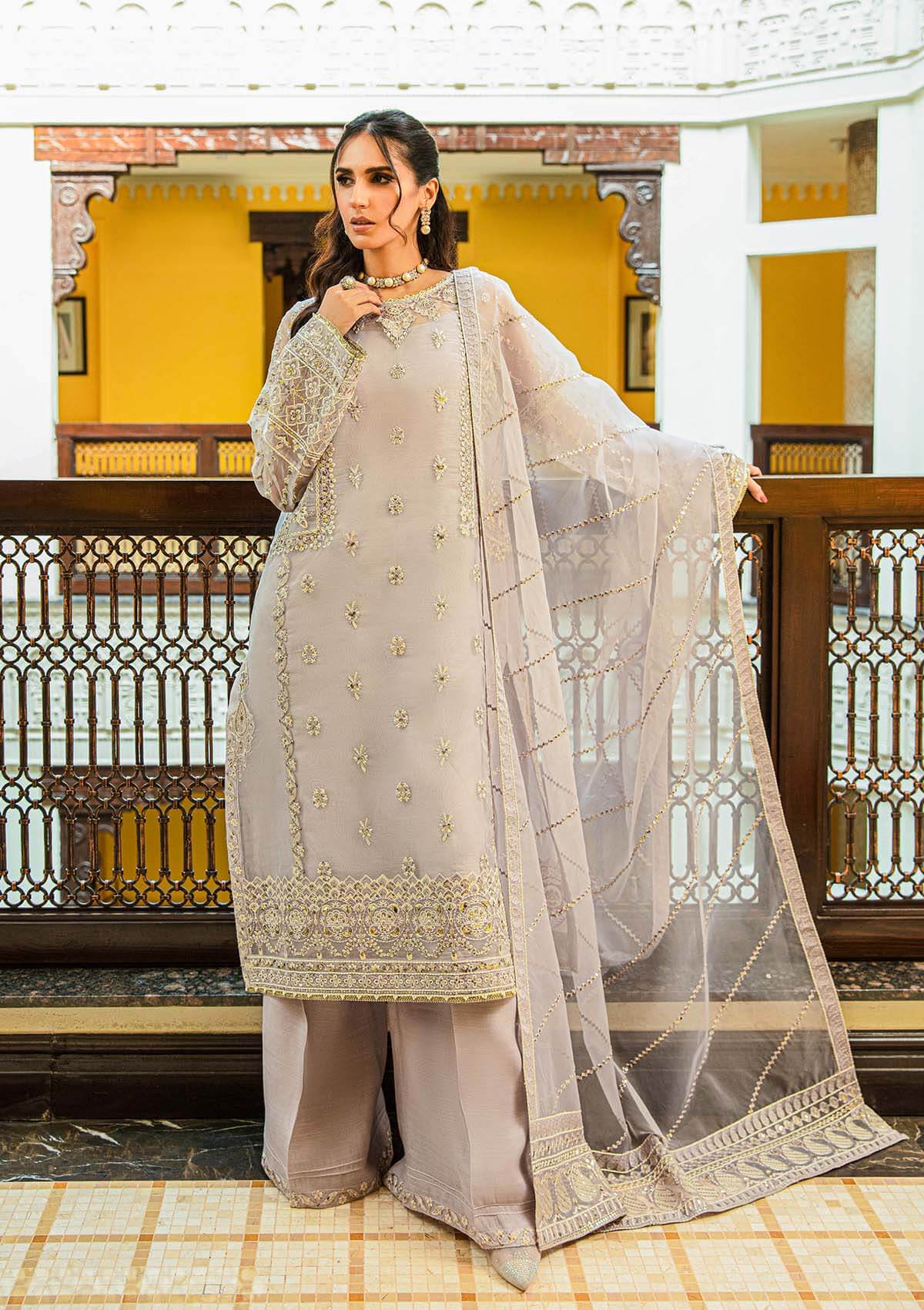 Aik Atelier | Formals Collection | GLOSSIER - LOOK 07 - Pakistani Clothes - Hoorain Designer Wear