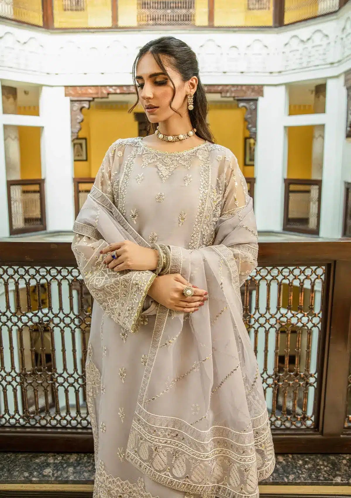 Aik Atelier | Formals Collection | GLOSSIER - LOOK 07 - Pakistani Clothes - Hoorain Designer Wear