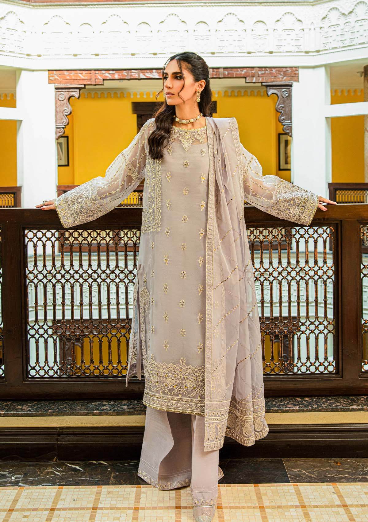 Aik Atelier | Formals Collection | GLOSSIER - LOOK 07 - Pakistani Clothes - Hoorain Designer Wear