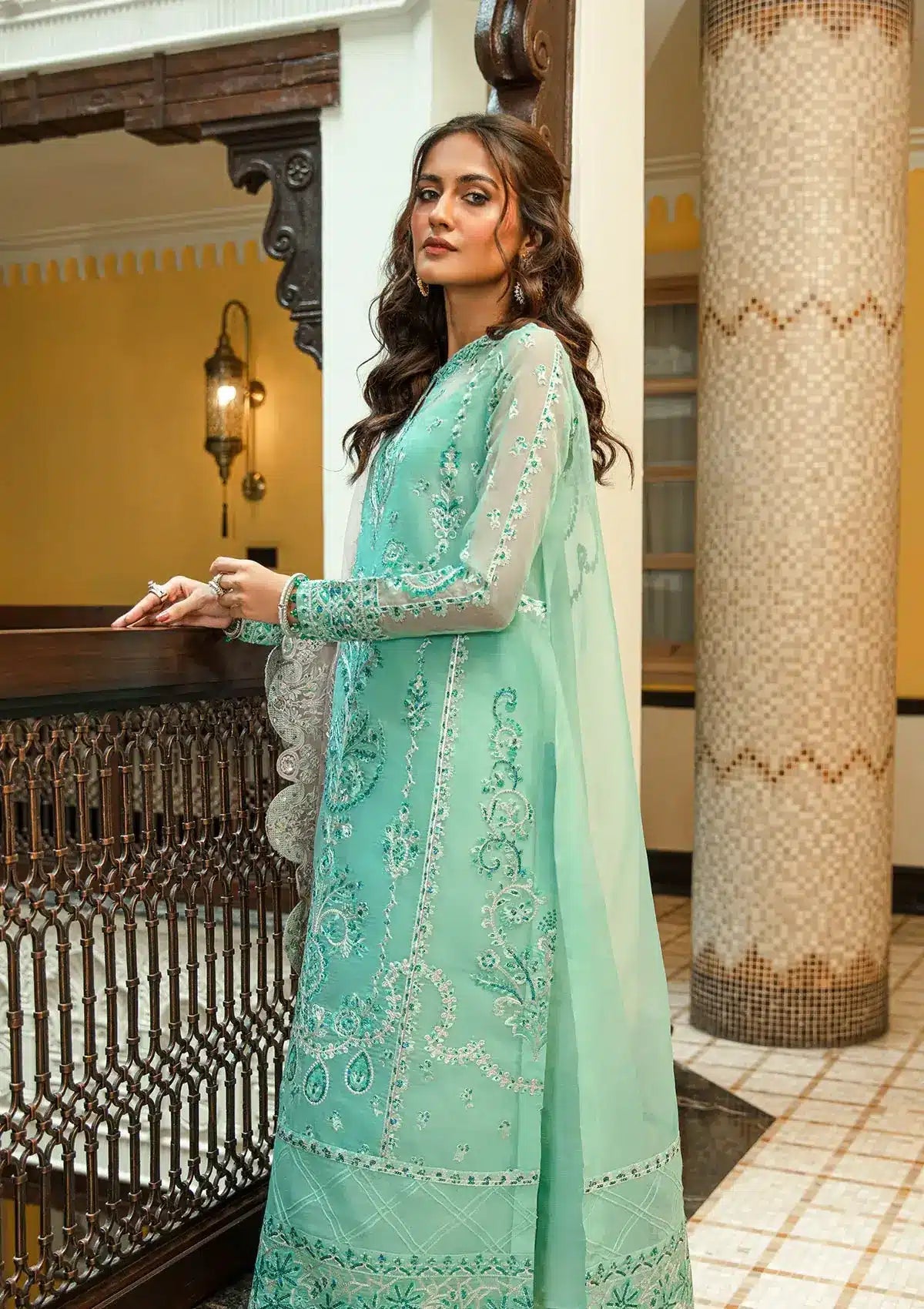 Aik Atelier | Formals Collection | GLOSSIER - LOOK 10 - Pakistani Clothes - Hoorain Designer Wear