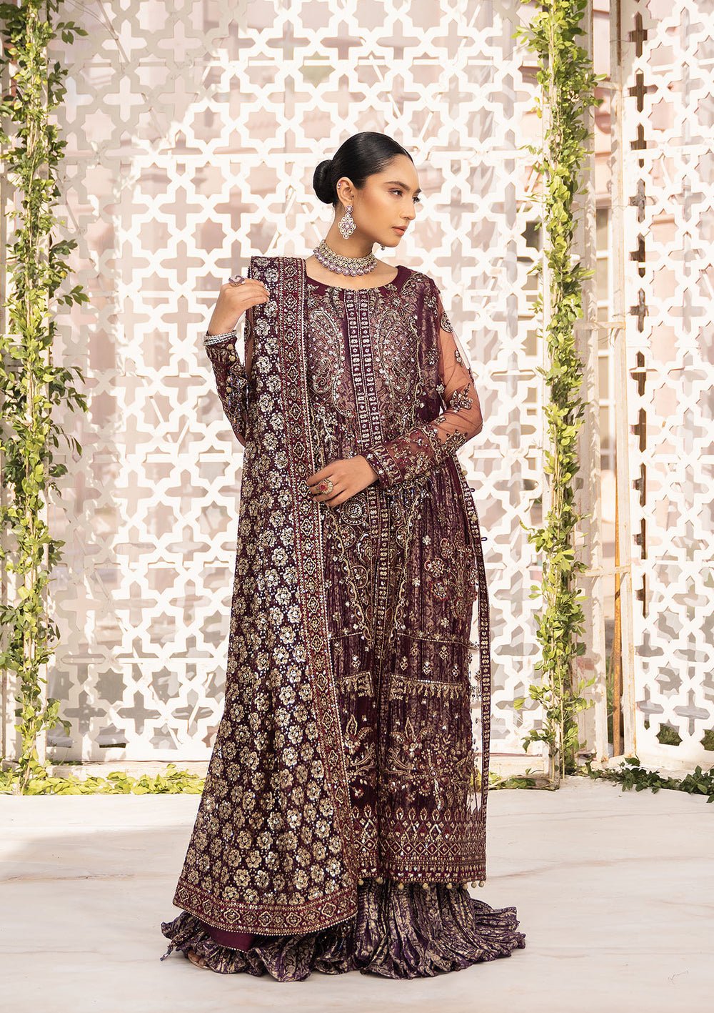 Aik Atelier | Formals Vol - 1 24 | LOOK 04 - Pakistani Clothes - Hoorain Designer Wear