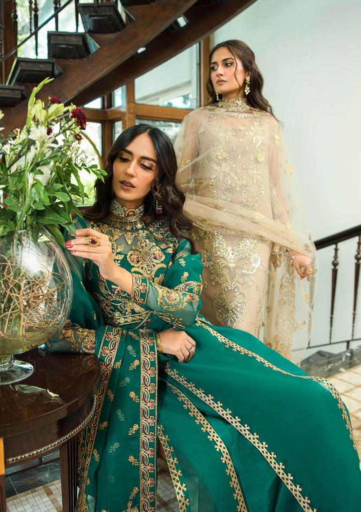 Aik Atelier | Formals Collection | GLOSSIER - LOOK 01 - Hoorain Designer Wear - Pakistani Ladies Branded Stitched Clothes in United Kingdom, United states, CA and Australia