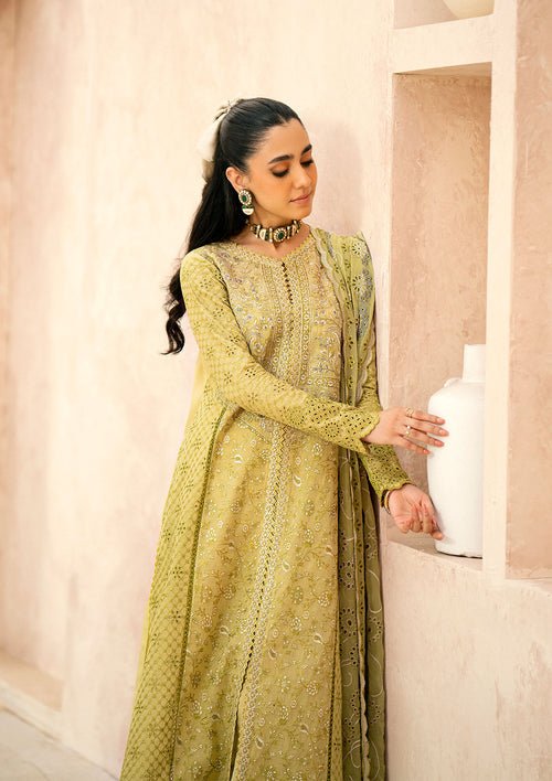 Aik Atelier | Lawn 24 | LOOK 01 B - Pakistani Clothes - Hoorain Designer Wear