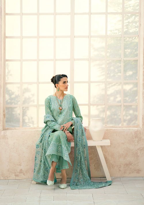 Aik Atelier | Lawn 24 | LOOK 02 B - Pakistani Clothes - Hoorain Designer Wear