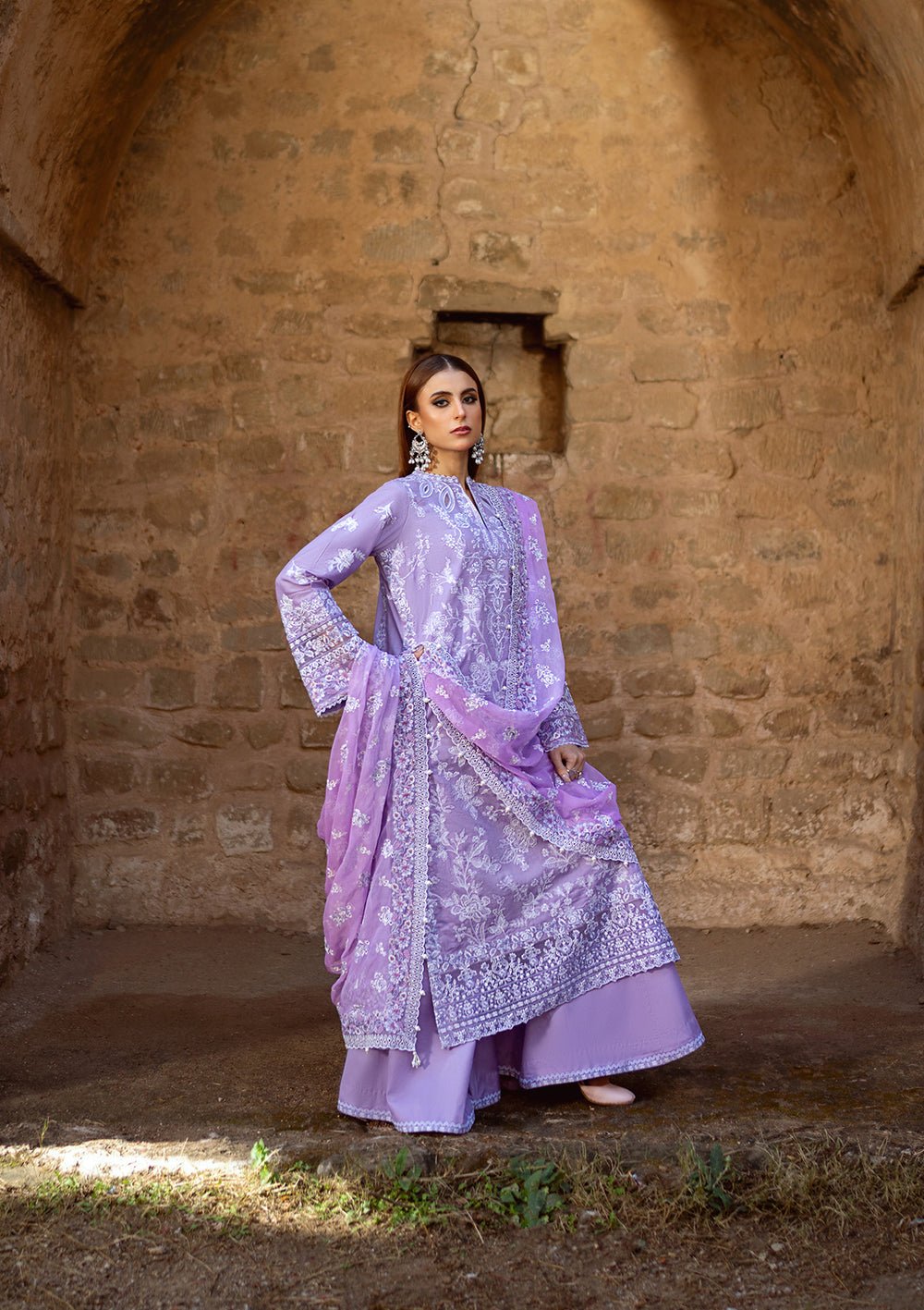 Aik Atelier | Pardes Lawn 24 | LOOK 07 - Pakistani Clothes - Hoorain Designer Wear