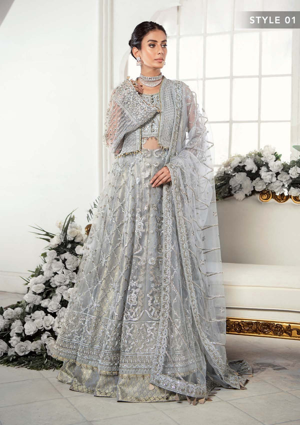 Aik Atelier | Wedding Festive 23 | WF LOOK 07 - Hoorain Designer Wear - Pakistani Ladies Branded Stitched Clothes in United Kingdom, United states, CA and Australia