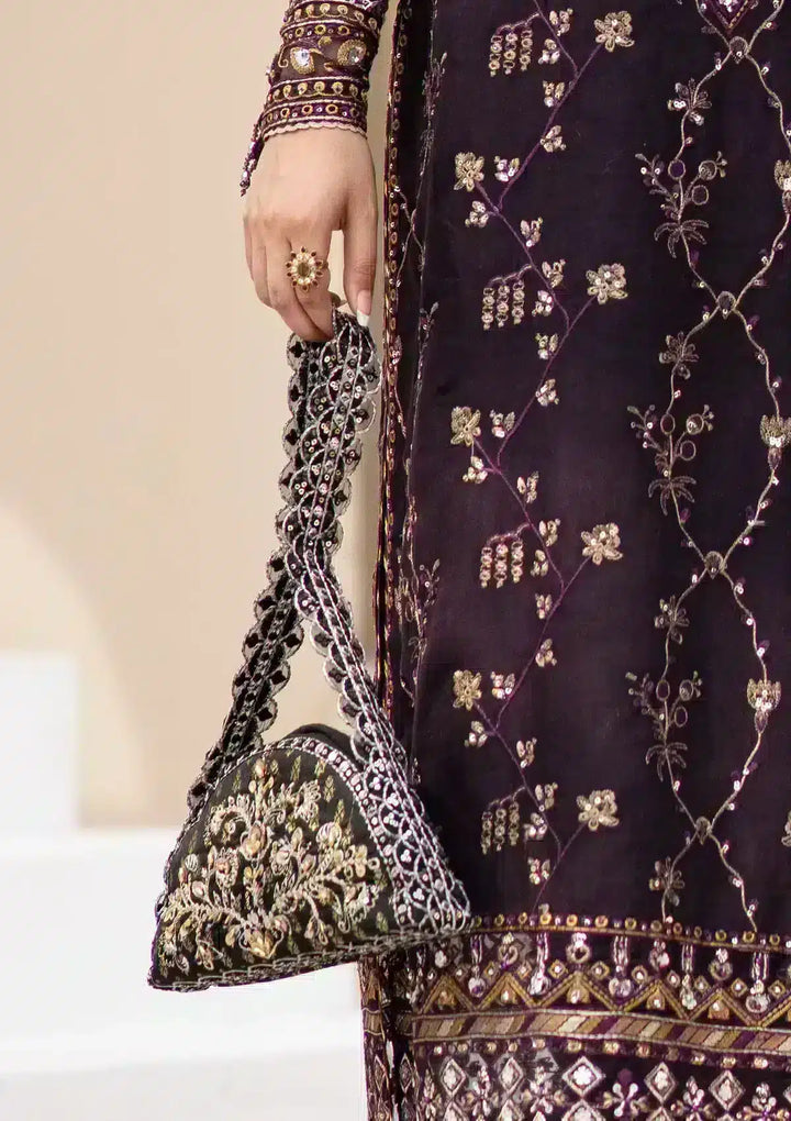 BLACK JAMAWAAR BAG - Pakistani Clothes for women, in United Kingdom and United States