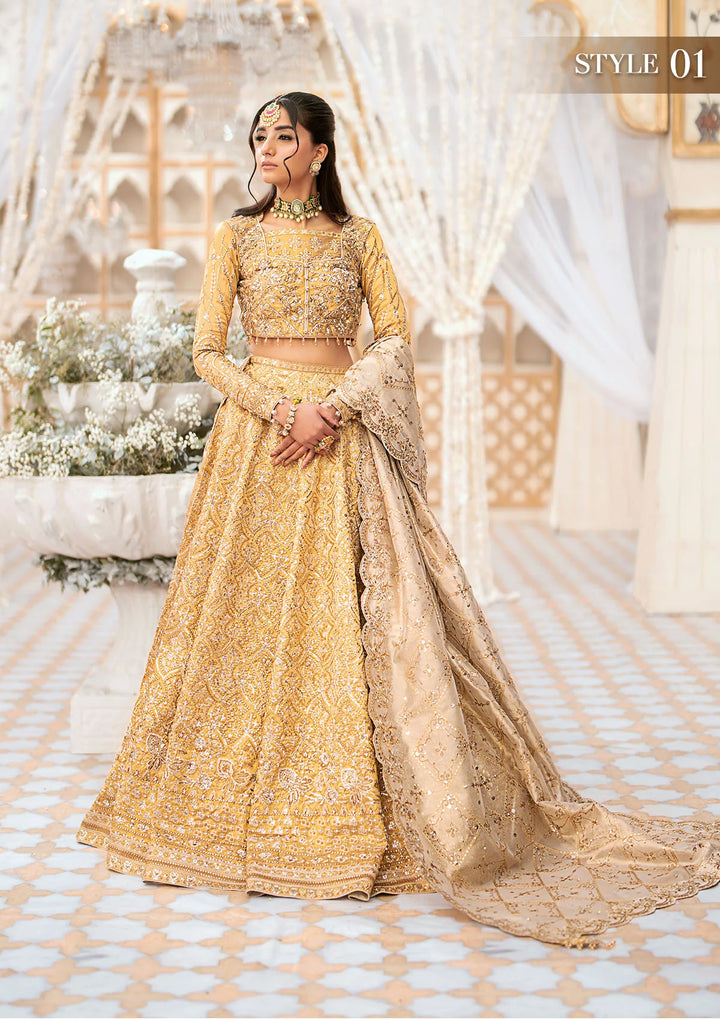 Aik Atelier | Wedding Festive 24 | 09 - Hoorain Designer Wear - Pakistani Ladies Branded Stitched Clothes in United Kingdom, United states, CA and Australia
