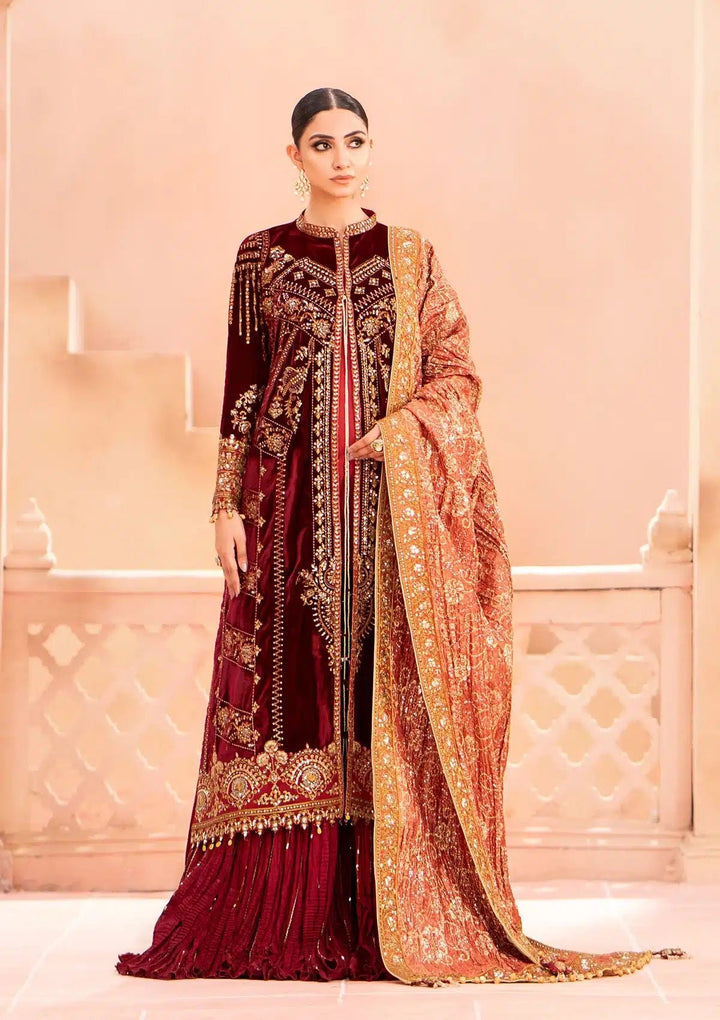 Aik Atelier | Zardozi Velvet 23 | 03 - Pakistani Clothes - Hoorain Designer Wear