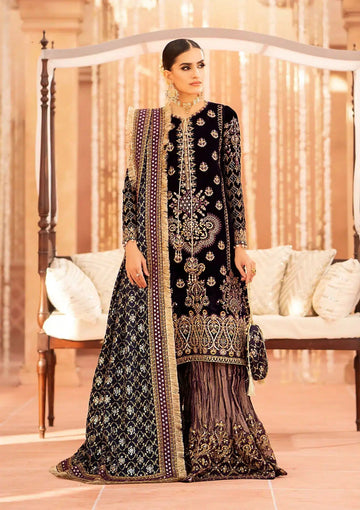 Aik Atelier | Zardozi Velvet 23 | 09 - Pakistani Clothes - Hoorain Designer Wear