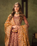 Ain | Aroosh Luxury Formals 24 | AR - 90 MAH - E - ROOH (Maroon) - Pakistani Clothes - Hoorain Designer Wear