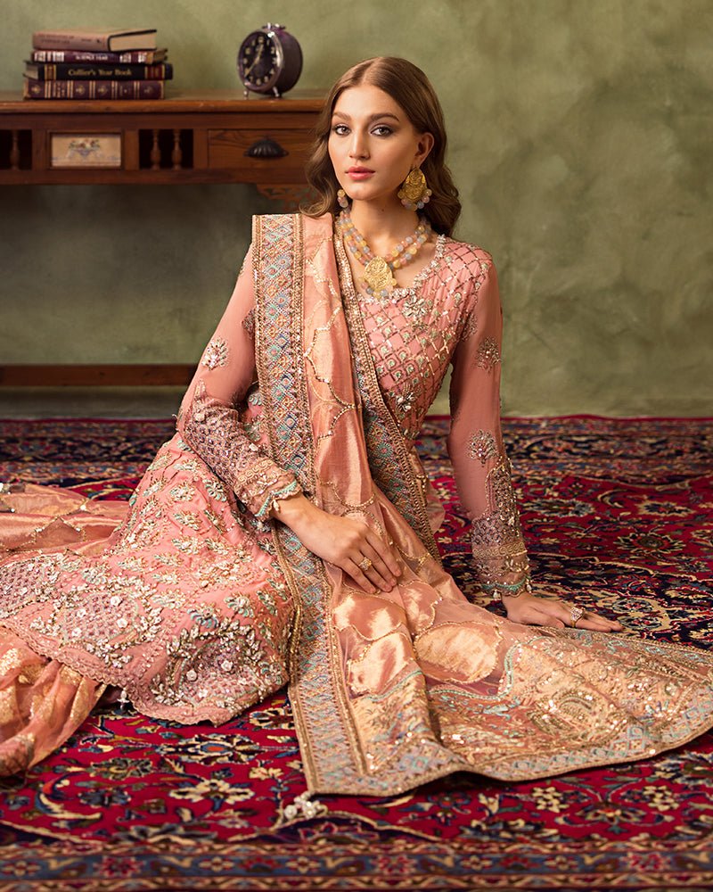 Ain | Aroosh Luxury Formals 24 | AR - 96 ARZU (Pink) - Pakistani Clothes - Hoorain Designer Wear