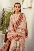 AJR Couture | Alif Affordable Lawn 24 | CORAL BLUSH - Pakistani Clothes - Hoorain Designer Wear