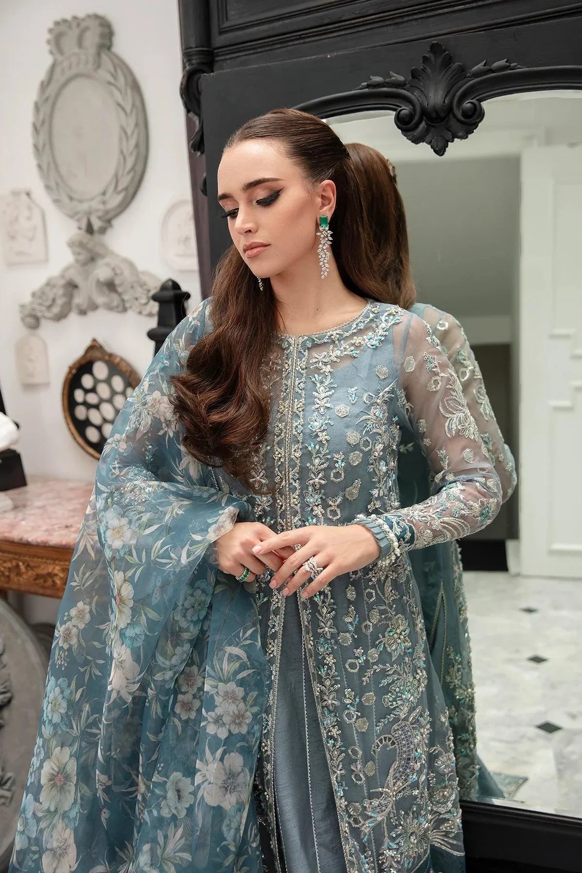 AJR Couture | Alif Luxury Wedding Formals 23 | Ambrosia - Pakistani Clothes - Hoorain Designer Wear